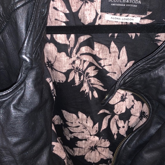 Scotch & Soda leather jacket - Picture 2 of 7